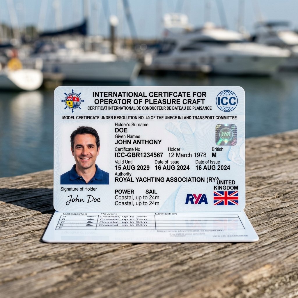 Sportbootführerschein See & Binnen Kaufen - ICC International Anerkannt